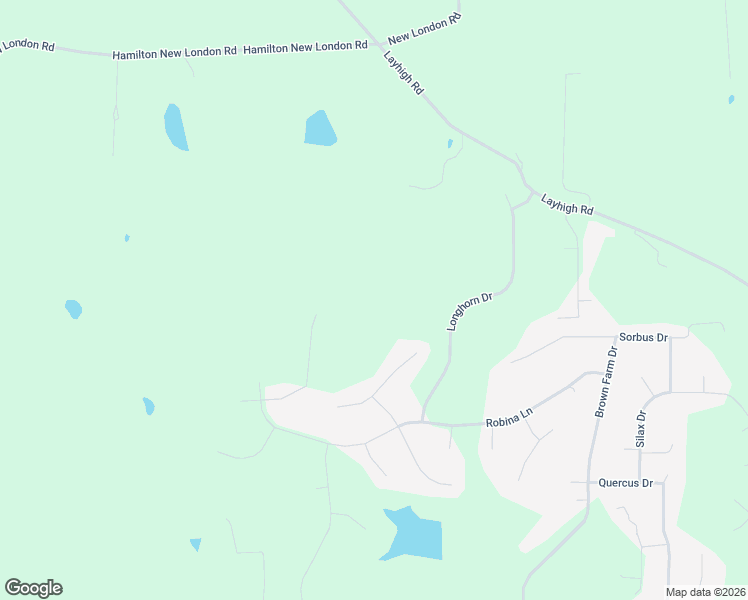map of restaurants, bars, coffee shops, grocery stores, and more near 3300 Fox Run Drive in Hamilton