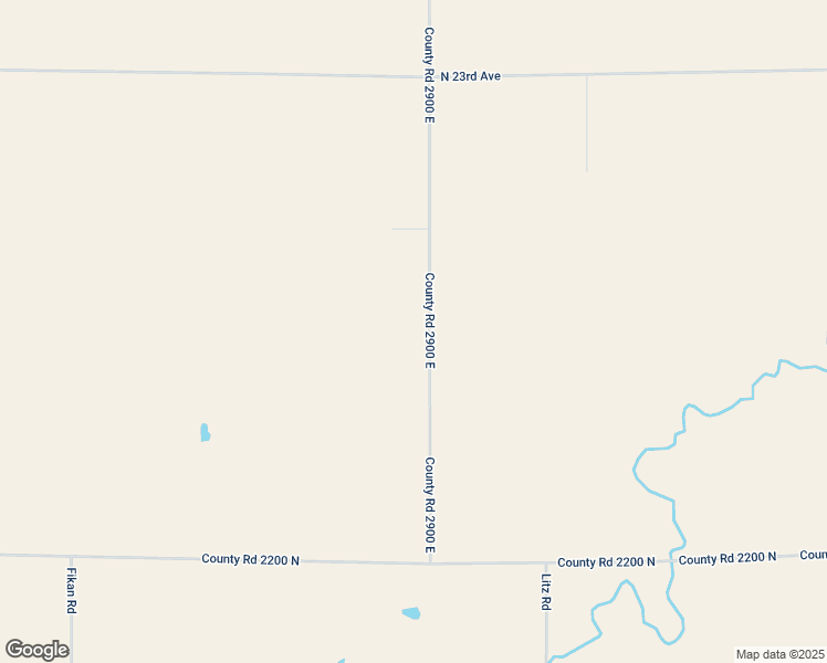 map of restaurants, bars, coffee shops, grocery stores, and more near 22193 County Road 2900 East in Pana