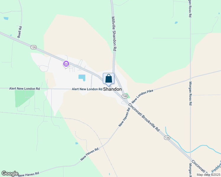 map of restaurants, bars, coffee shops, grocery stores, and more near in Shandon