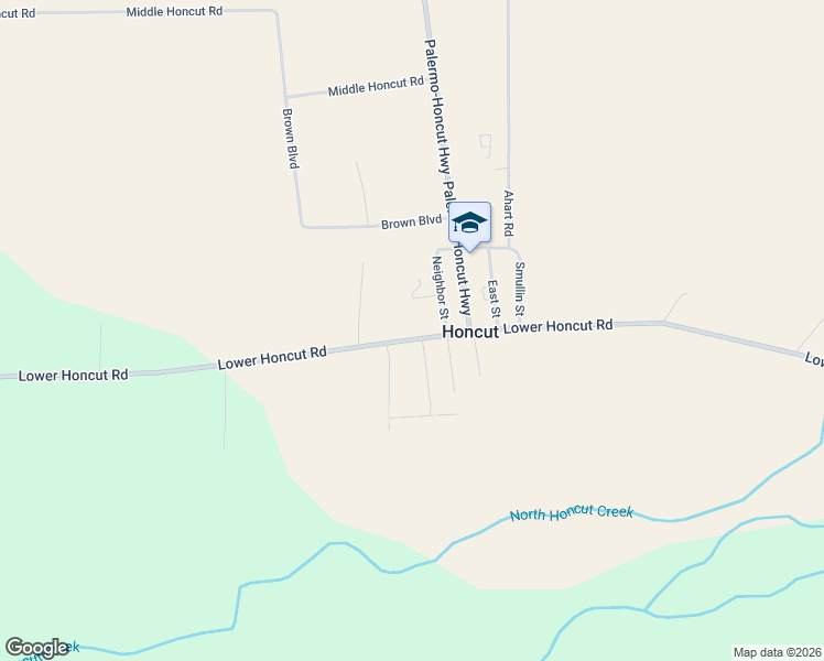 map of restaurants, bars, coffee shops, grocery stores, and more near 50 Neighbor Street in Oroville