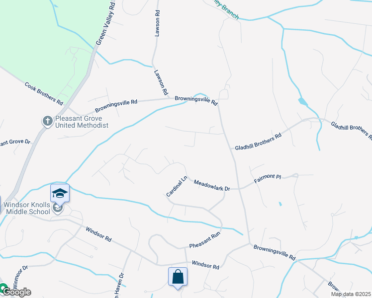 map of restaurants, bars, coffee shops, grocery stores, and more near 11589 Nor-Ray Circle in Ijamsville