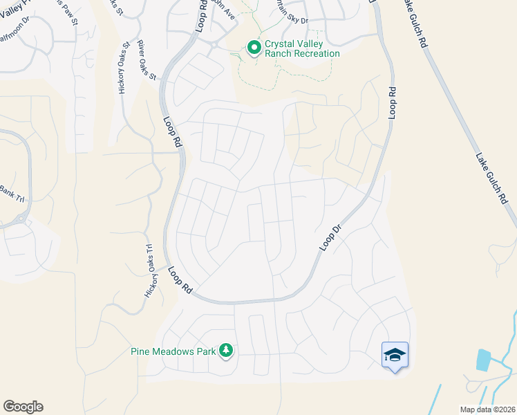 map of restaurants, bars, coffee shops, grocery stores, and more near 5107 Ditmars Lane in Castle Rock