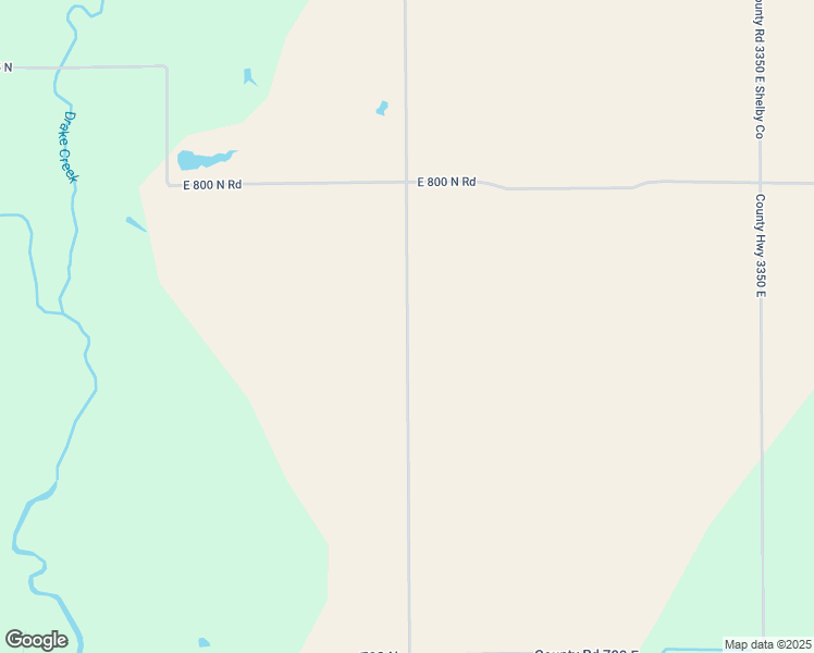 map of restaurants, bars, coffee shops, grocery stores, and more near 769 North 3275 East Road in Stewardson