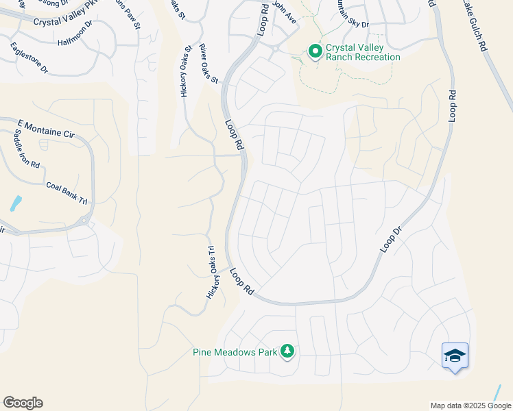map of restaurants, bars, coffee shops, grocery stores, and more near 5111 Blue Lunar Lane in Castle Rock