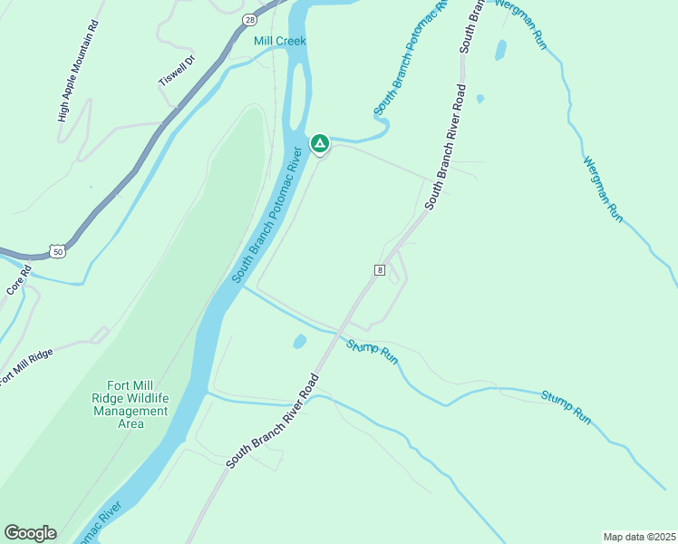 map of restaurants, bars, coffee shops, grocery stores, and more near Old River Lane in Romney