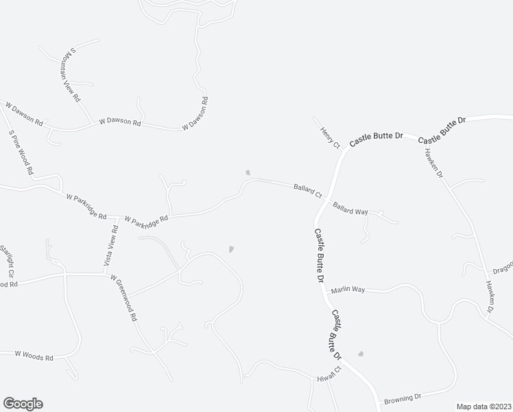 map of restaurants, bars, coffee shops, grocery stores, and more near 2938 Ballard Court in Castle Rock