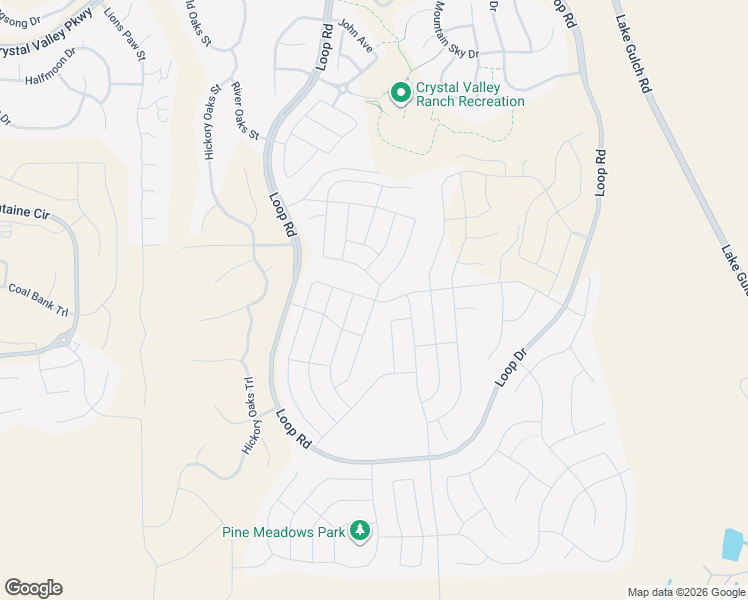 map of restaurants, bars, coffee shops, grocery stores, and more near Trails Edge Lane in Castle Rock