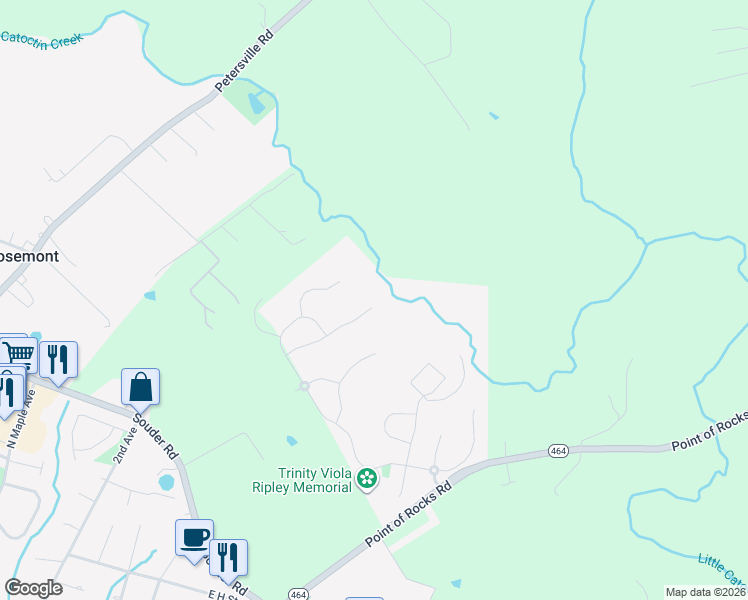 map of restaurants, bars, coffee shops, grocery stores, and more near 35 Jennifer Lynne Drive in Brunswick