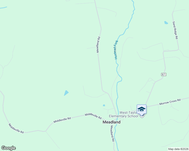 map of restaurants, bars, coffee shops, grocery stores, and more near 1487 Meadland Road in Bridgeport