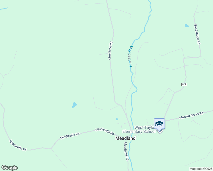 map of restaurants, bars, coffee shops, grocery stores, and more near 1487 Meadland Road in Bridgeport