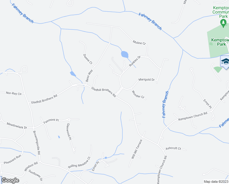 map of restaurants, bars, coffee shops, grocery stores, and more near 3402 Silver Maple Drive in Monrovia