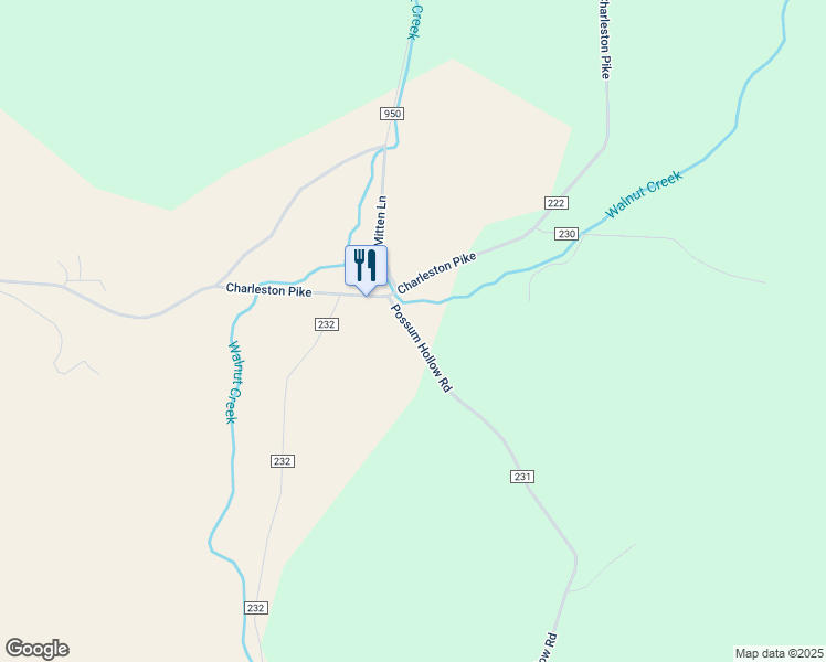 map of restaurants, bars, coffee shops, grocery stores, and more near 2799 Possum Hollow Road in Chillicothe