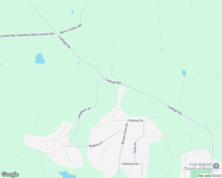 map of restaurants, bars, coffee shops, grocery stores, and more near 3663 Windy Knoll Drive in Hamilton