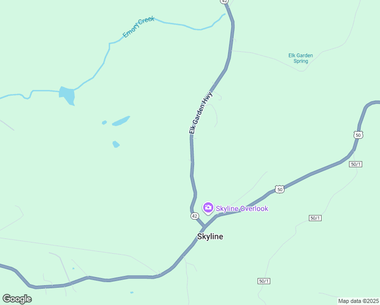 map of restaurants, bars, coffee shops, grocery stores, and more near 4630 Elk Garden Highway in Elk Garden