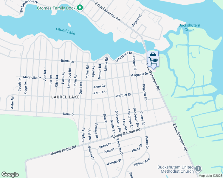 map of restaurants, bars, coffee shops, grocery stores, and more near 329 Gooseberry Road in Millville