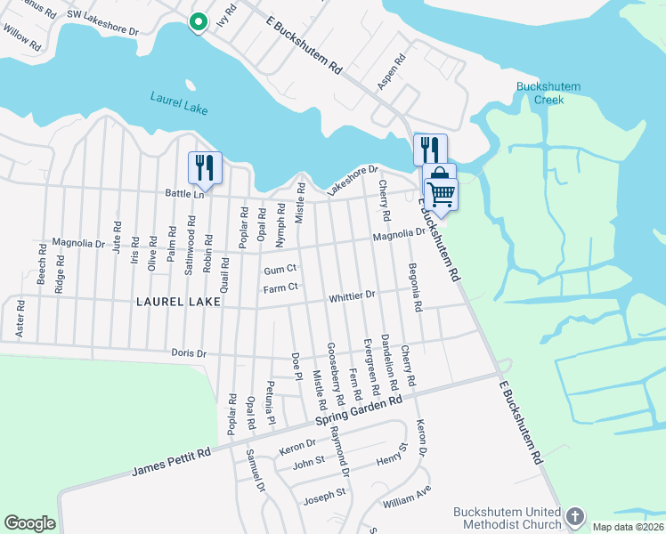 map of restaurants, bars, coffee shops, grocery stores, and more near 321 Fern Road in Millville