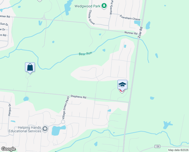 map of restaurants, bars, coffee shops, grocery stores, and more near 1200 Carrington Place in Maineville