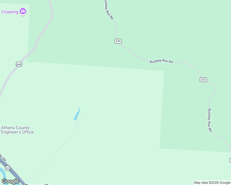 map of restaurants, bars, coffee shops, grocery stores, and more near 9677 Buckley Run Road in Athens