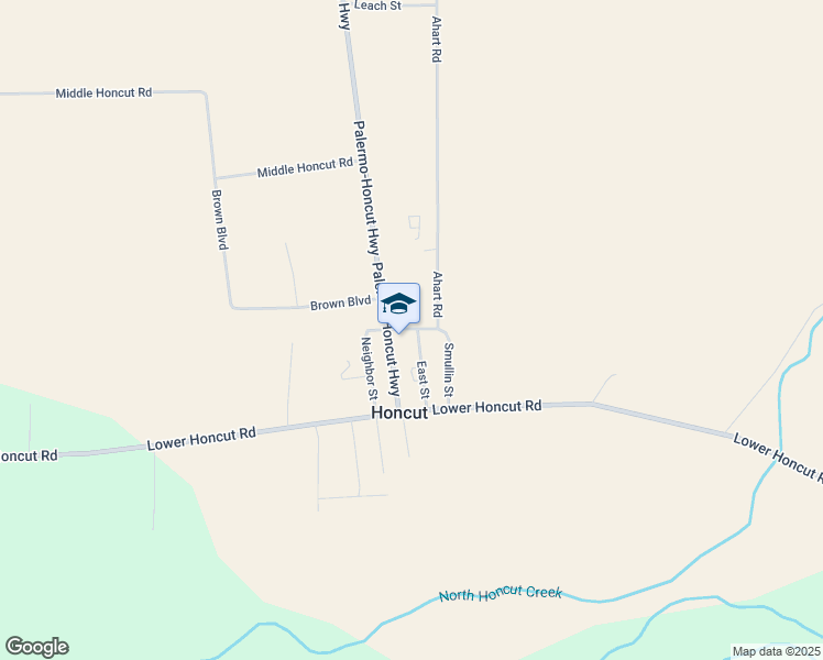 map of restaurants, bars, coffee shops, grocery stores, and more near School Street in Butte County