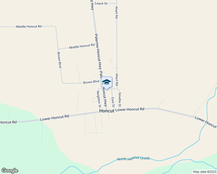 map of restaurants, bars, coffee shops, grocery stores, and more near 71 School Street in Oroville