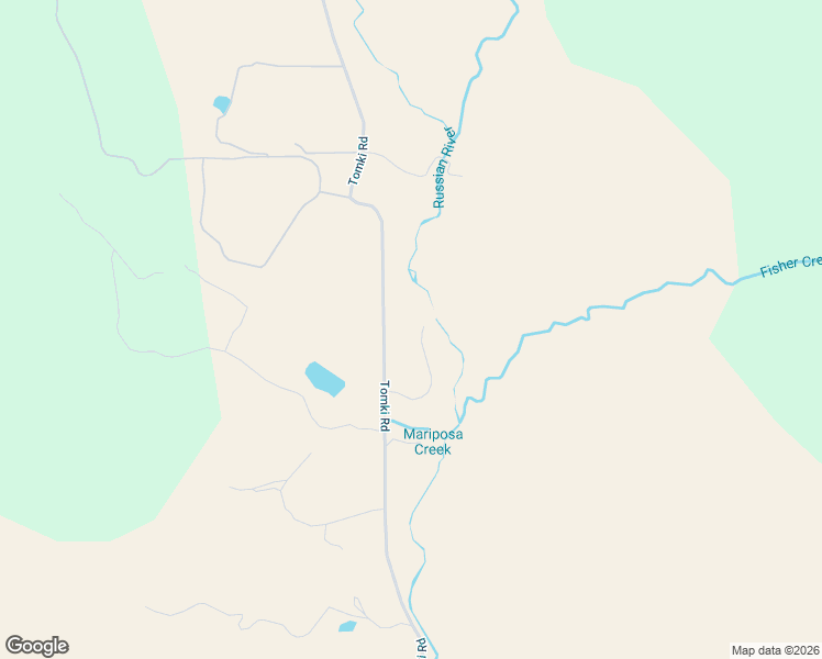 map of restaurants, bars, coffee shops, grocery stores, and more near 4191 Fisher Lake Drive in Redwood Valley