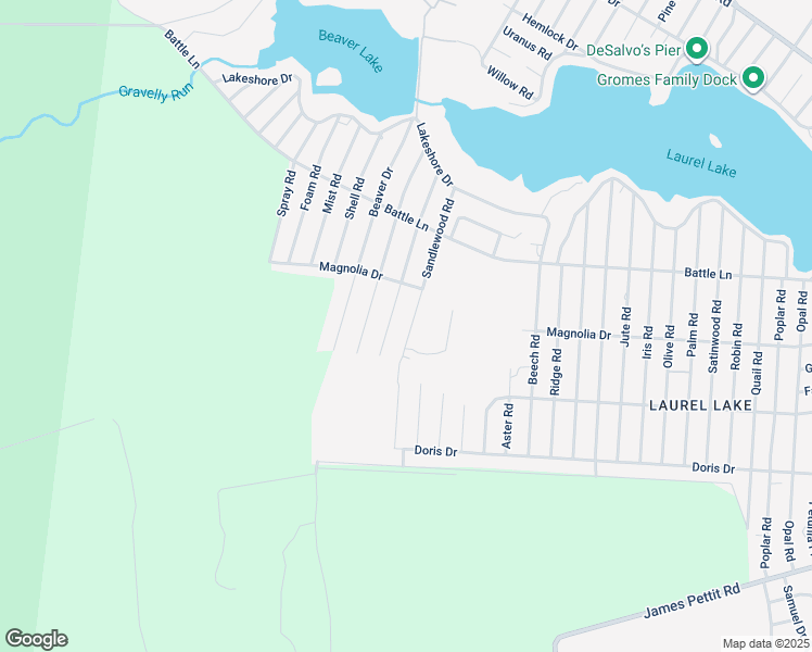 map of restaurants, bars, coffee shops, grocery stores, and more near 347 Sandlewood Road in Millville