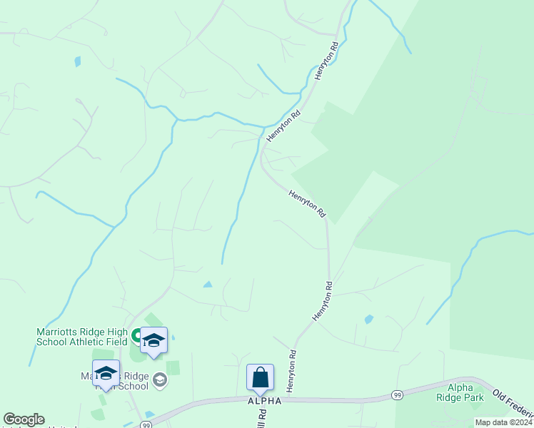 map of restaurants, bars, coffee shops, grocery stores, and more near 1511 Everlea Road in Marriottsville