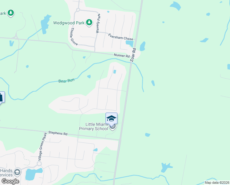 map of restaurants, bars, coffee shops, grocery stores, and more near 7055 Quellin Boulevard in Township of Hamilton