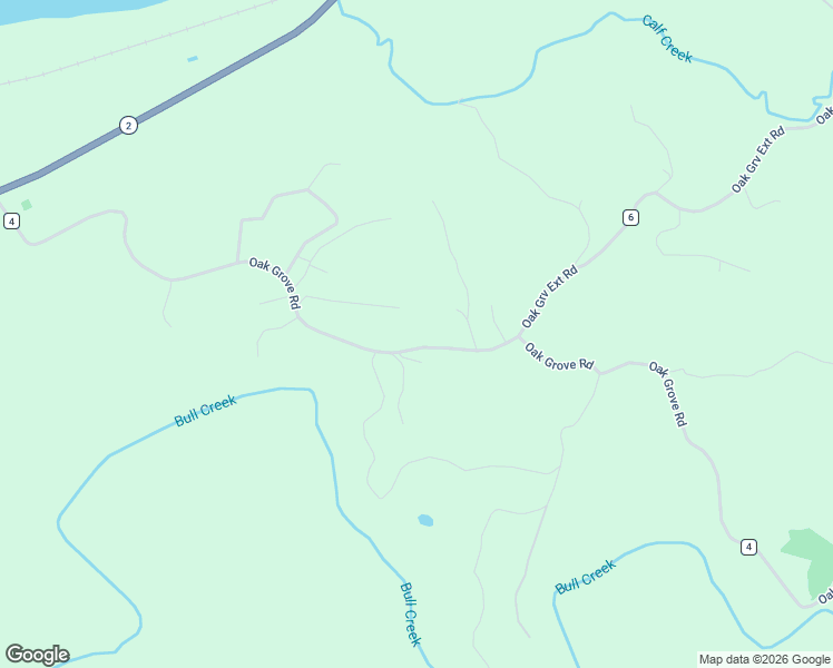 map of restaurants, bars, coffee shops, grocery stores, and more near 1186 Oak Grove Road in Waverly