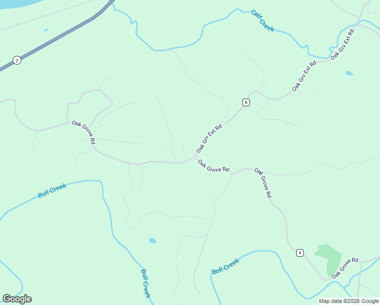 map of restaurants, bars, coffee shops, grocery stores, and more near 1272 Oak Grove Road in Waverly