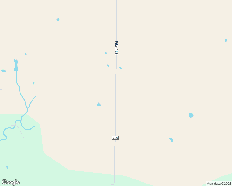 map of restaurants, bars, coffee shops, grocery stores, and more near Pike 458 in Pike County