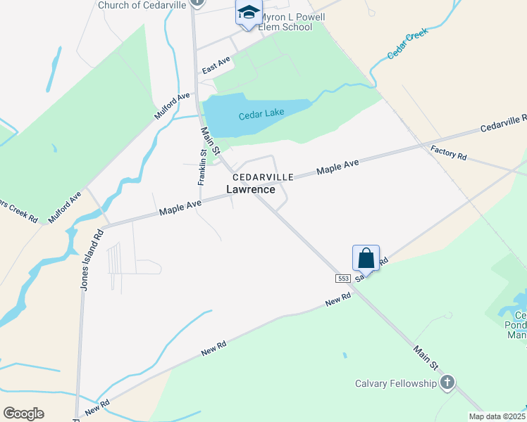 map of restaurants, bars, coffee shops, grocery stores, and more near 374 Main Street in Lawrence