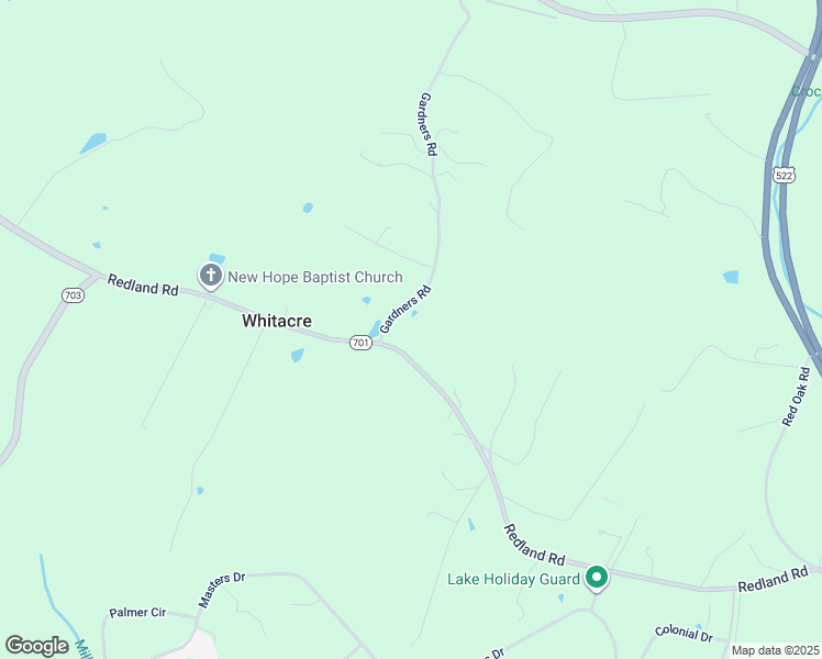 map of restaurants, bars, coffee shops, grocery stores, and more near 128 Gardners Road in Cross Junction