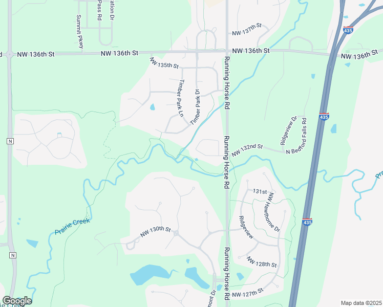 map of restaurants, bars, coffee shops, grocery stores, and more near 15855 Meadow Court in Platte City