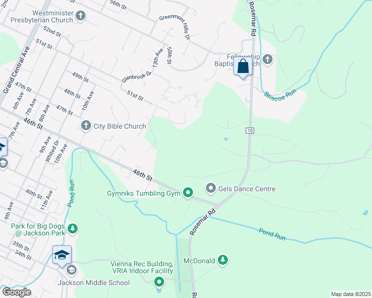 map of restaurants, bars, coffee shops, grocery stores, and more near in Parkersburg