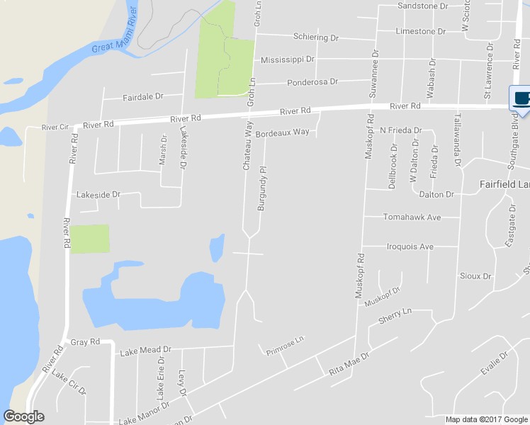 map of restaurants, bars, coffee shops, grocery stores, and more near 5370 Burgundy Place in Fairfield