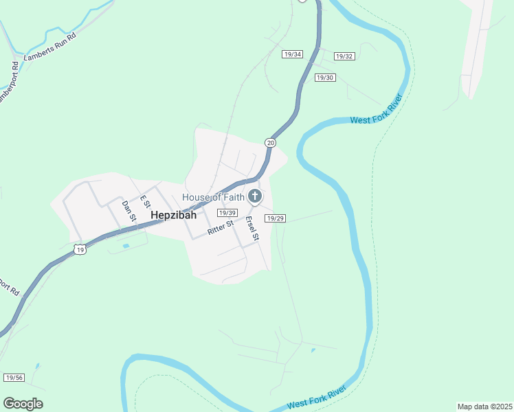 map of restaurants, bars, coffee shops, grocery stores, and more near in Hepzibah