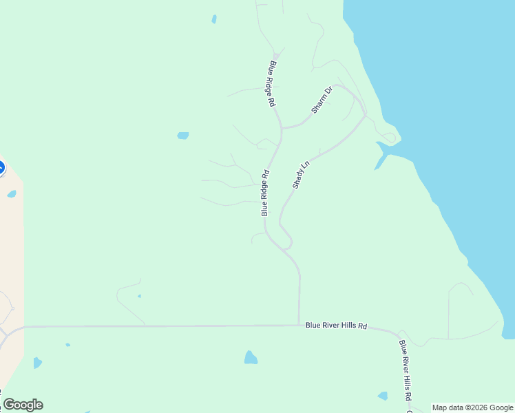 map of restaurants, bars, coffee shops, grocery stores, and more near 9105 Blue Ridge Road in Manhattan