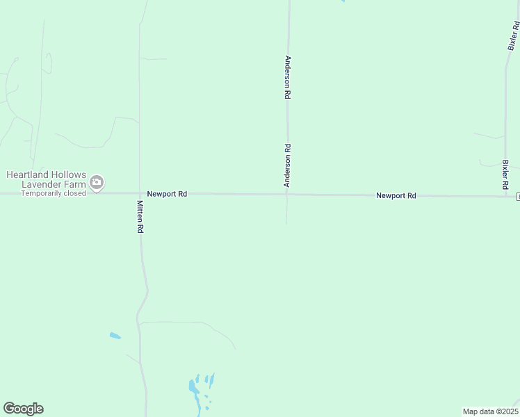 map of restaurants, bars, coffee shops, grocery stores, and more near 9374 Newport Road in Bowling Green