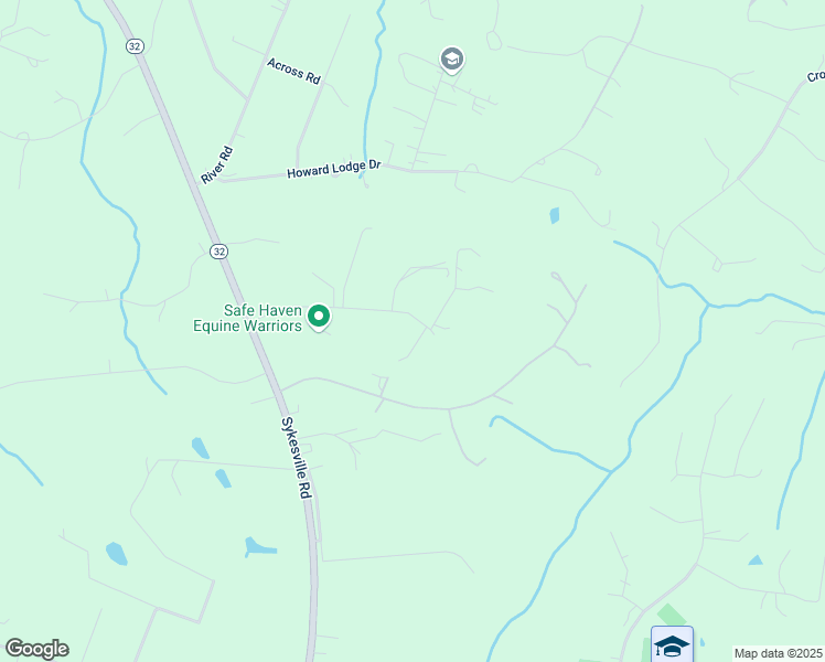 map of restaurants, bars, coffee shops, grocery stores, and more near 12495 Indian Hill Drive in Sykesville