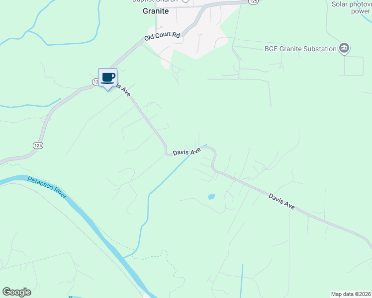 map of restaurants, bars, coffee shops, grocery stores, and more near 10632 Davis Avenue in Woodstock