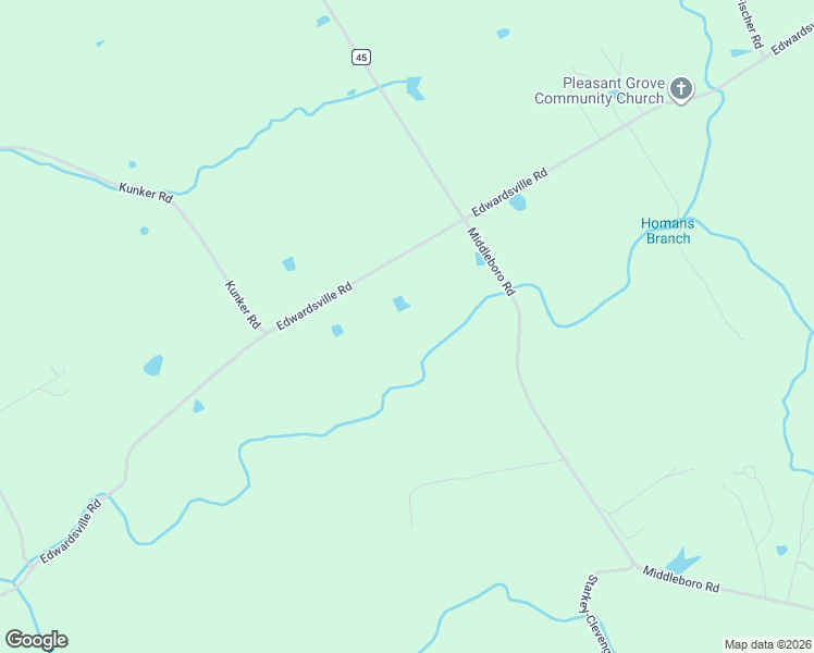 map of restaurants, bars, coffee shops, grocery stores, and more near 6160 Edwardsville Road in Blanchester