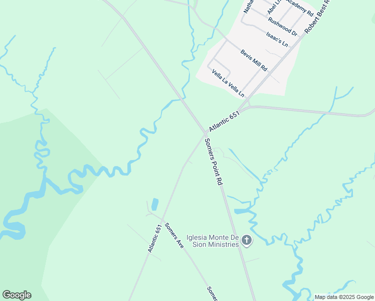 map of restaurants, bars, coffee shops, grocery stores, and more near 107 Jeffers Landing Road in Egg Harbor Township