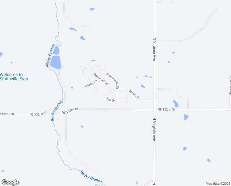 map of restaurants, bars, coffee shops, grocery stores, and more near 13212 Forest Oaks Drive in Smithville