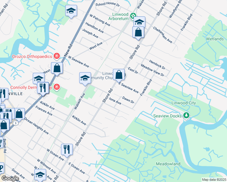1930 Shore Road, Linwood NJ Walk Score