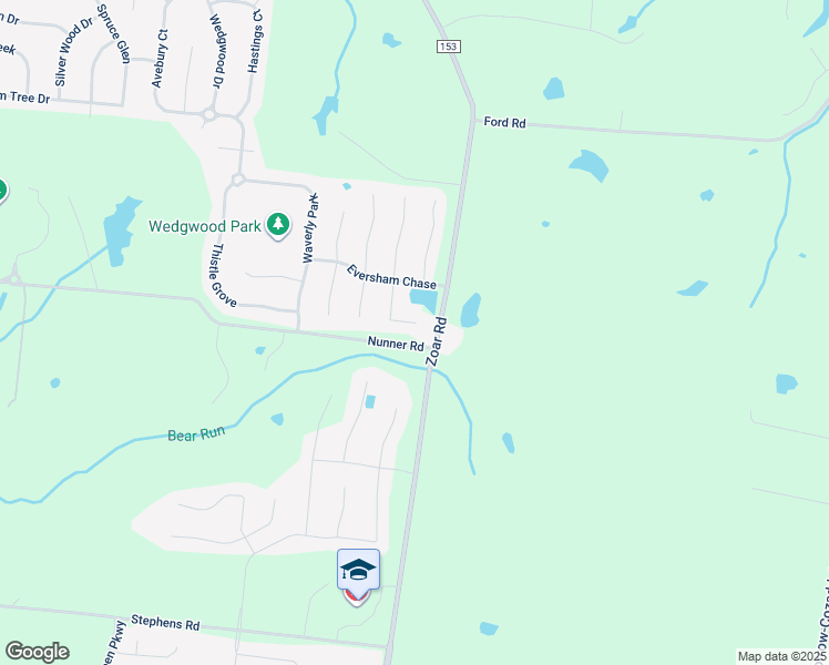 map of restaurants, bars, coffee shops, grocery stores, and more near 6771 South Andover Way in Morrow