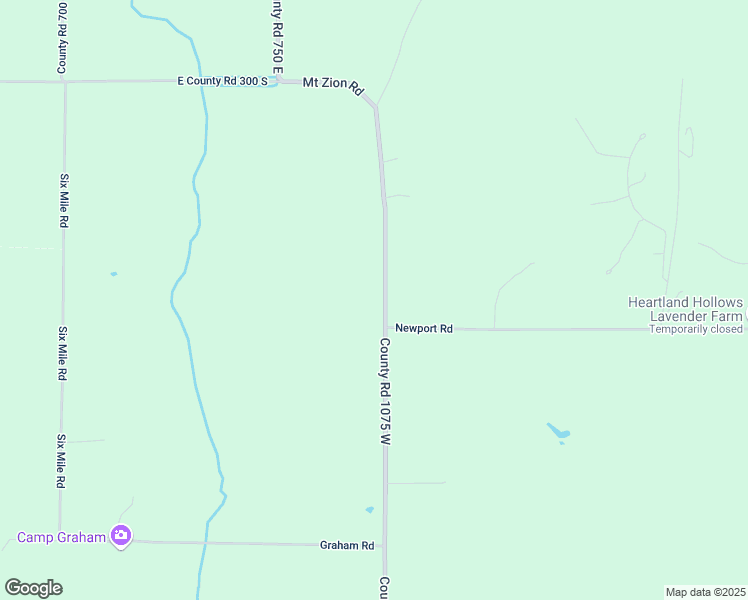 map of restaurants, bars, coffee shops, grocery stores, and more near 3051 County Road 1075 West in Bowling Green