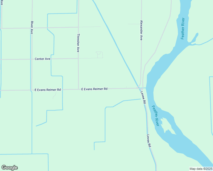 map of restaurants, bars, coffee shops, grocery stores, and more near 1037 East Evans Reimer Road in Gridley