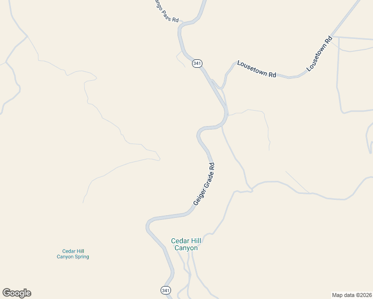 map of restaurants, bars, coffee shops, grocery stores, and more near Geiger Grade Road in Reno