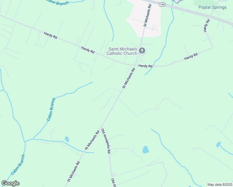 map of restaurants, bars, coffee shops, grocery stores, and more near 1280 Saint Michaels Road in Mount Airy
